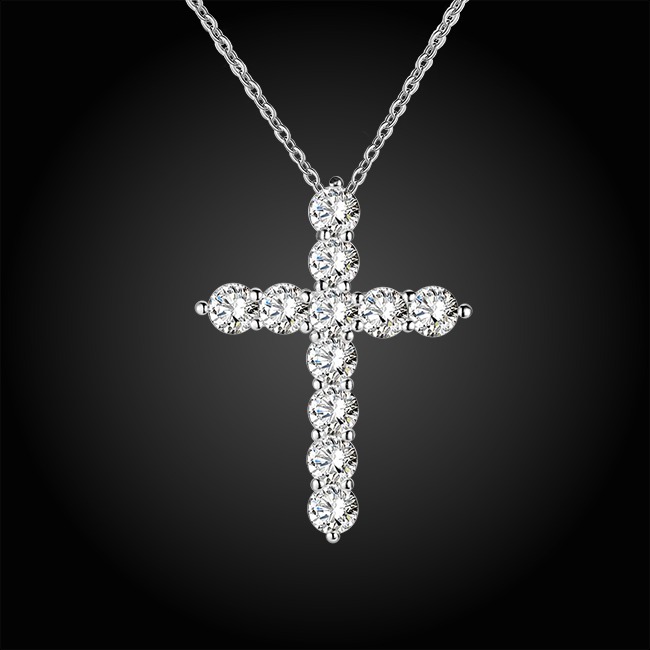 LA PLANETE CROSS NECKLACE