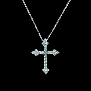 LA PLANETE Baroque Lucky Cross Necklace